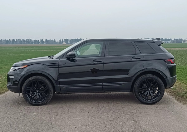 Land Rover Range Rover Evoque cena 116900 przebieg: 75000, rok produkcji 2018 z Warszawa małe 562